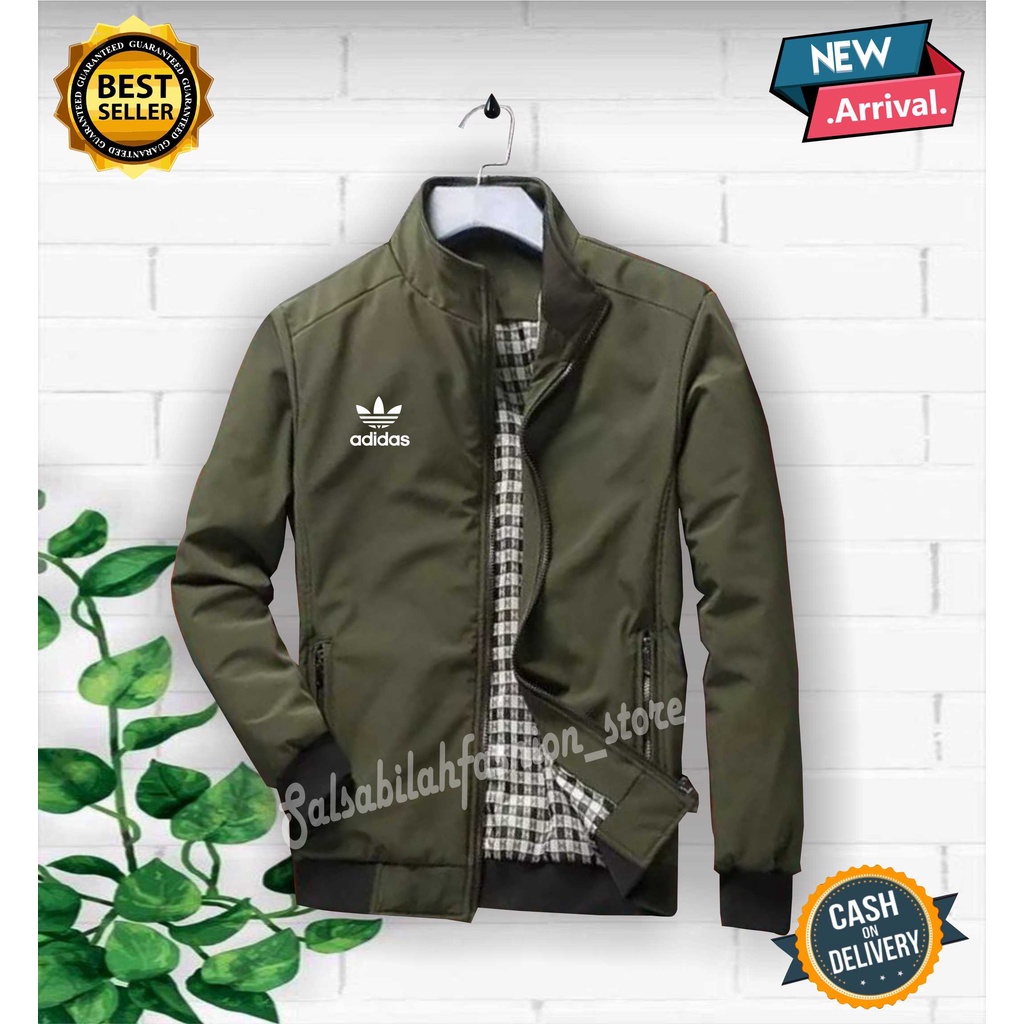 TERMURAH!!JAKET HARINGTON REETASLAN ANTI AIR PRIA ECKLUSIVE