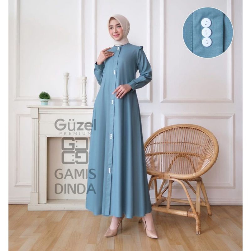 Dress Gamis Polos // Bahan Toyobo Premium kualitas premium jahitan rapih