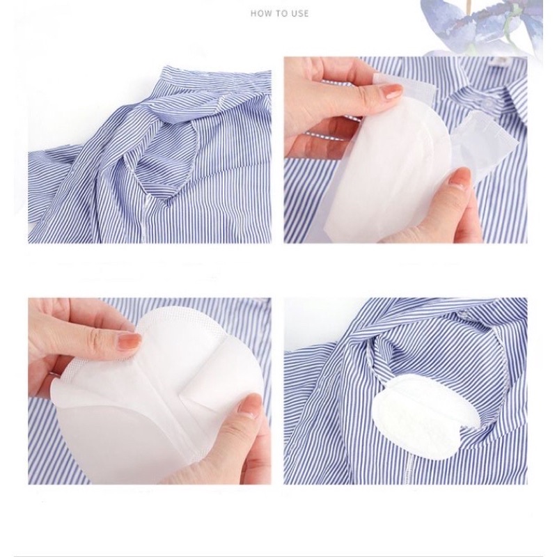 10pcs Pembalut Ketiak - Deodorant Anti Bau - Anti Ketiak Basah / Armpit Pad anti burket serap keringat
