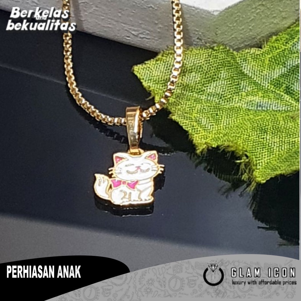 Kalung anak karakter Happy Cat  K0362