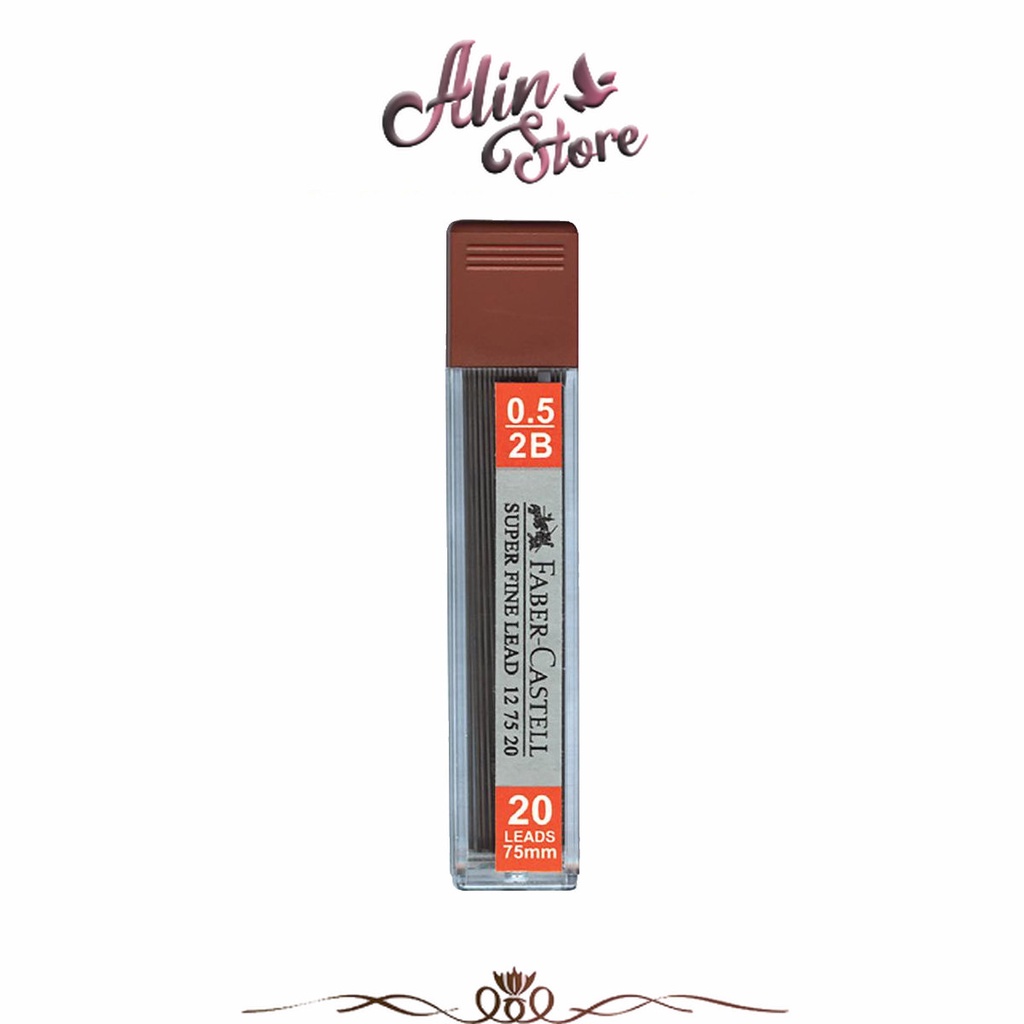 

Refill Isi Pensil/ Lead 0.5 Mm 2b Faber Castell