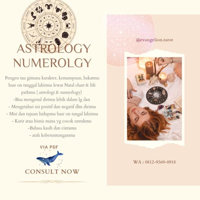 Baru Jasa Reading Natal Chart Astrology + Numerlogy