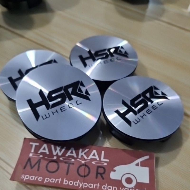 tutup velg dop roda 6cm dop velg variasi HSR hitam
