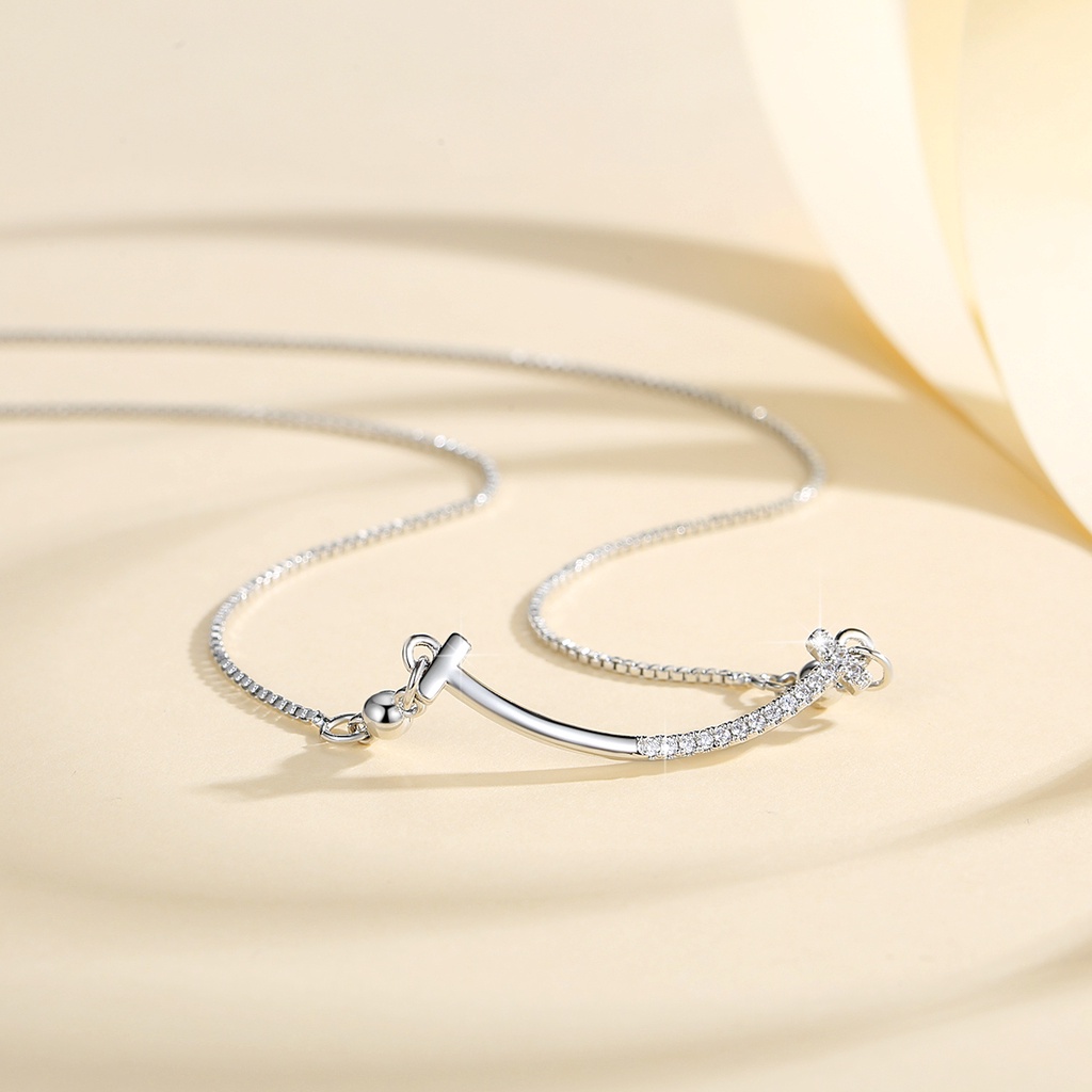 Y797 [COD✔] Kalung Korea Wanita Titanium Anti Karat Rantai Klavikula Stainless Steel Fashion Aksesoris