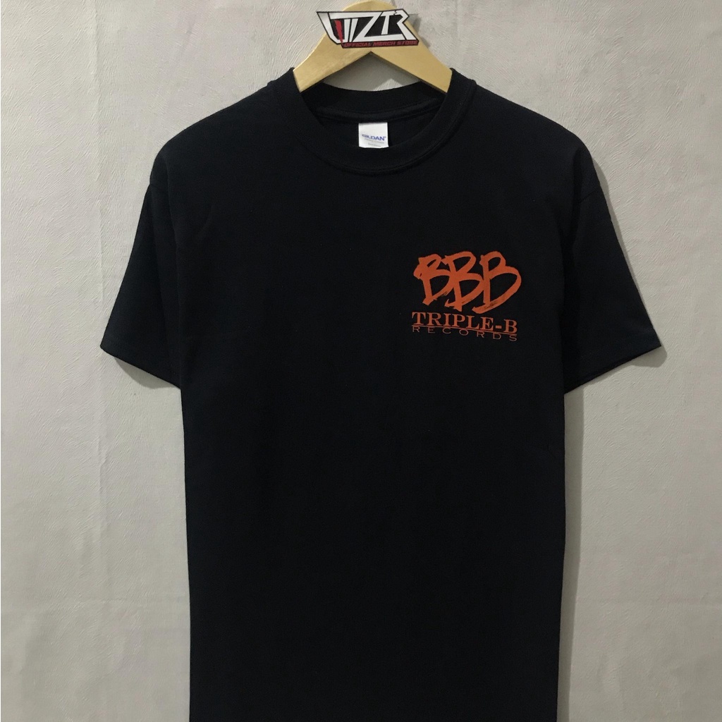 T Shirt Band Official TRIPLE B RECORDS - 100% HARDCORE Original