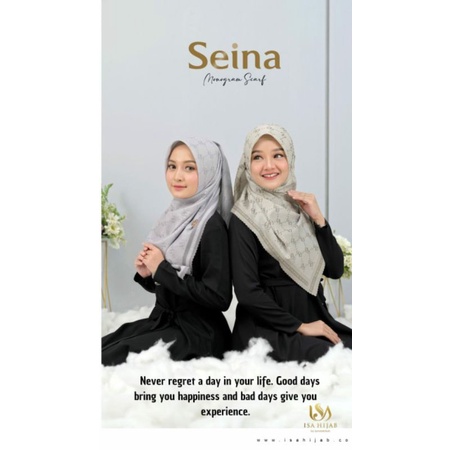 ready  seina monogram scraf by isa hijab