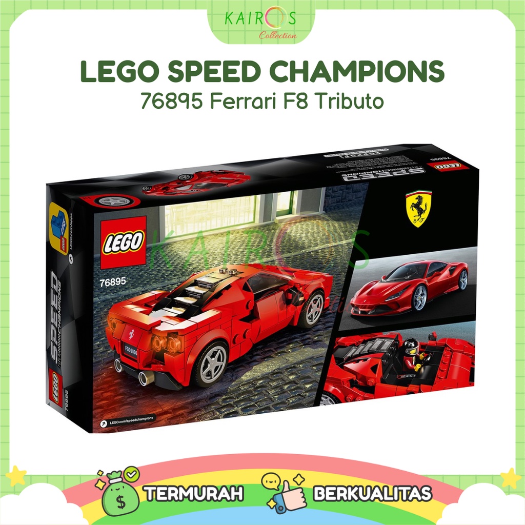 Lego Speed Champions 76895 Ferrari F8 Tributo