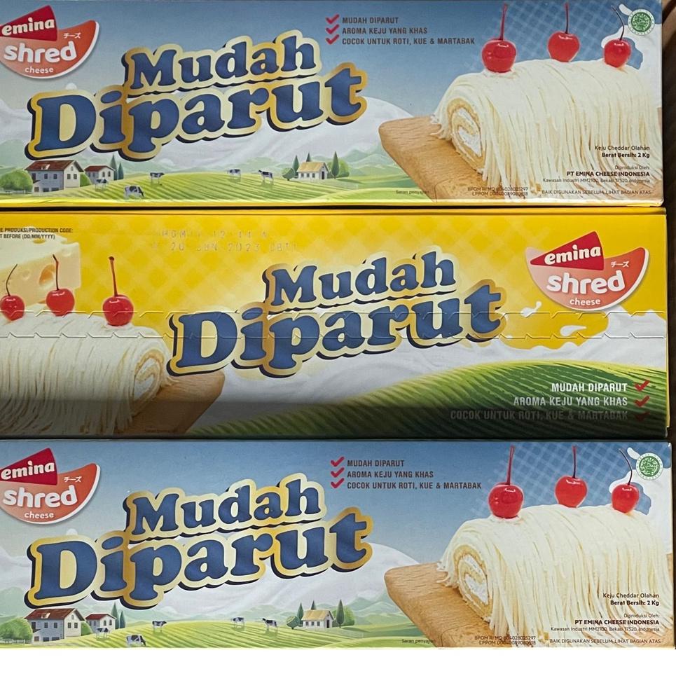 

✨10.10✨ Keju Emina Shred Cheese 2kg 