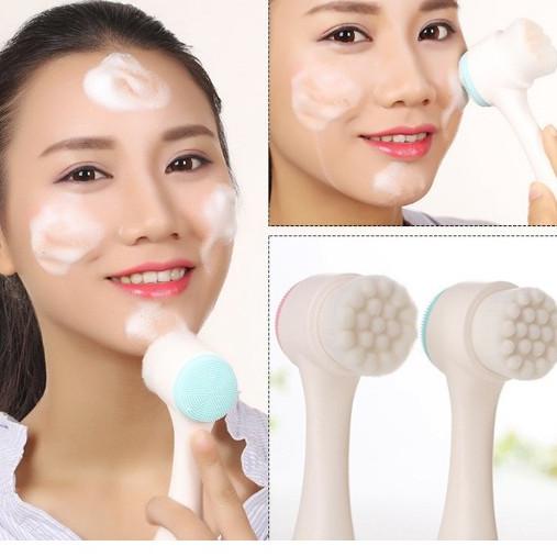Cepaat--Alat Facial Manual 2in1 Pembersih Massager High Quallity