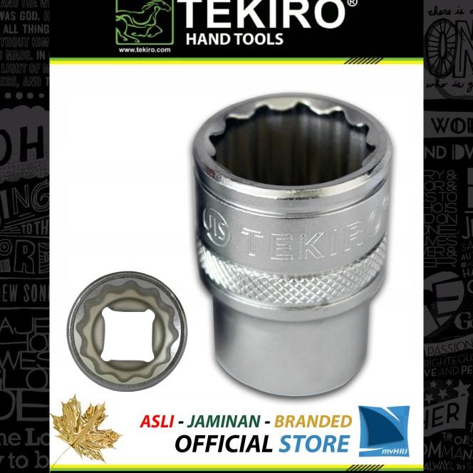 Kunci Sok 50 Mm Stang 3/4" Inch Mata 12 Pt - Socket Sock Tekiro