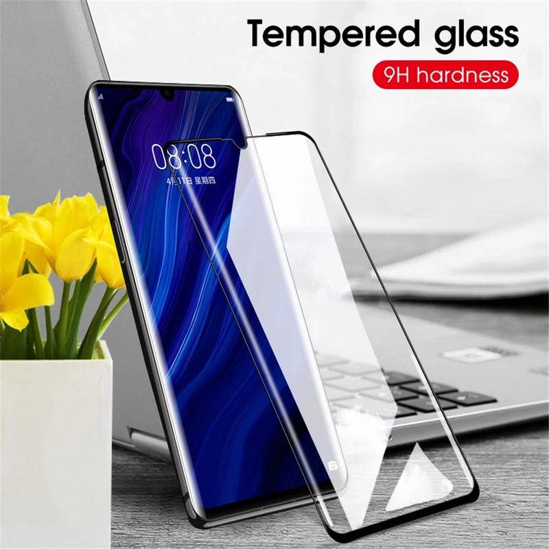 3pcs Pelindung Layar Tempered Glass 9D Untuk Huawei P50 P30 P40 P20 lite 4G 5G Mate 20 40 lite P smart 2019 2020 2021 Nova 8i 8 SE