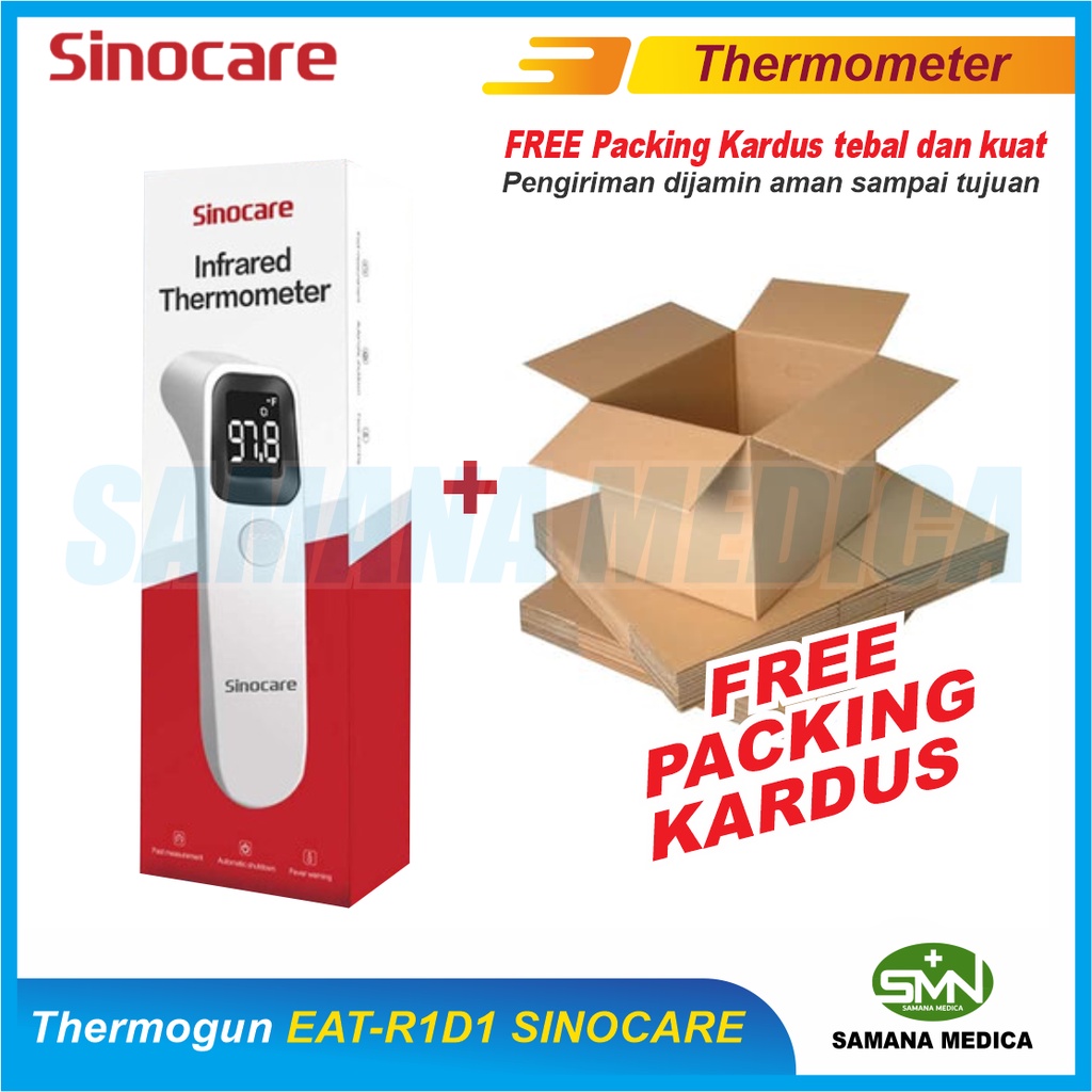 Thermometer Infrared Thermogun SINOCARE AET-R1D1 ORIGINAL harga PROMO Termometer Termogun Promo Murah