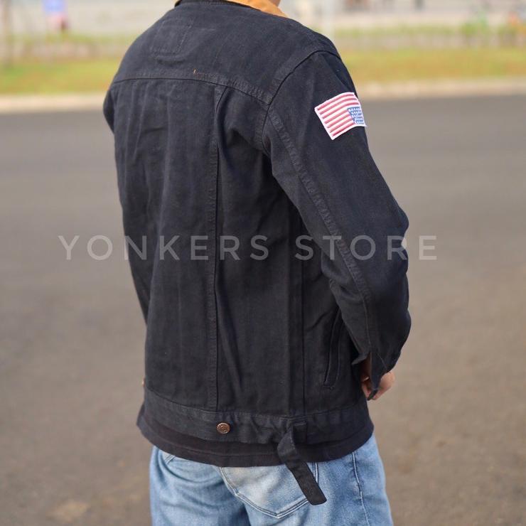 Jaket Jeans Dilan 1990 Jaket Dilan - Hitam –TRA.31Oc22ј