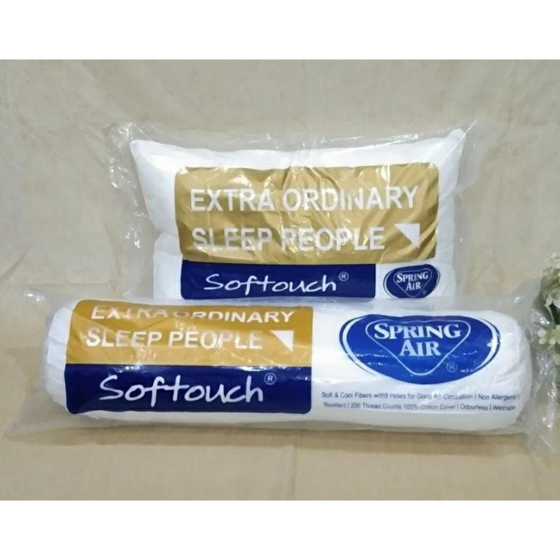 Spring Air Softtouch Pillow + Bolster / Bantal guling Spring Air