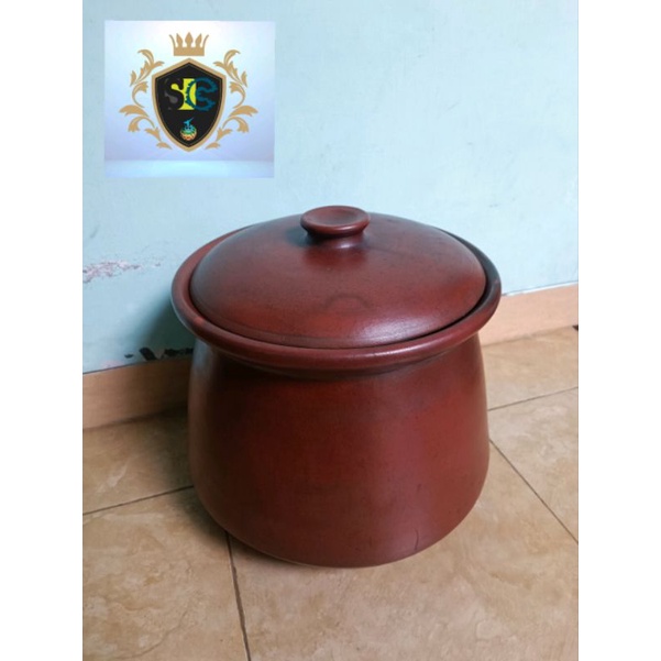 KUALI GERABAH TANAH LIAT DIAMETER 35 CM TRADISIONAL JAWA TEMBIKAR NATURAL KLASIK UNIK ETNIK SAM CORP