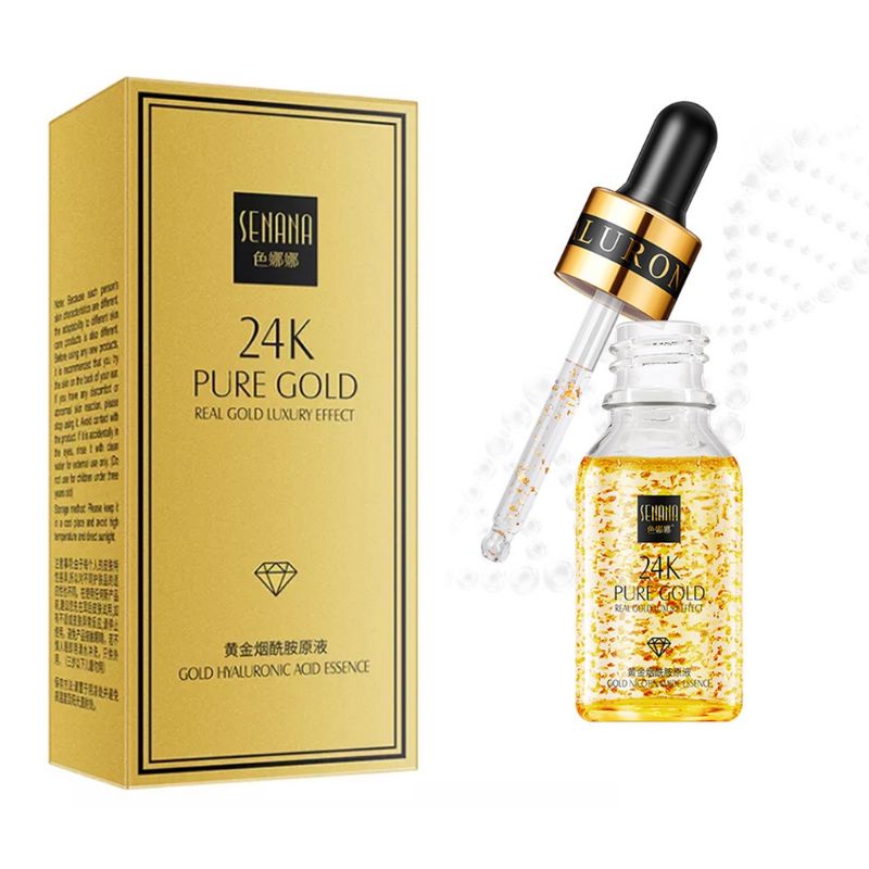 SENANA SERUM 24K PURE GOLE /AMPOULE/15ml/COD