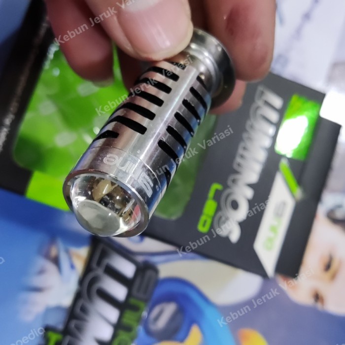 Lampu Motor Original H6 9Nine Luminos 2 warna Putih Kuning BebekLS1Led