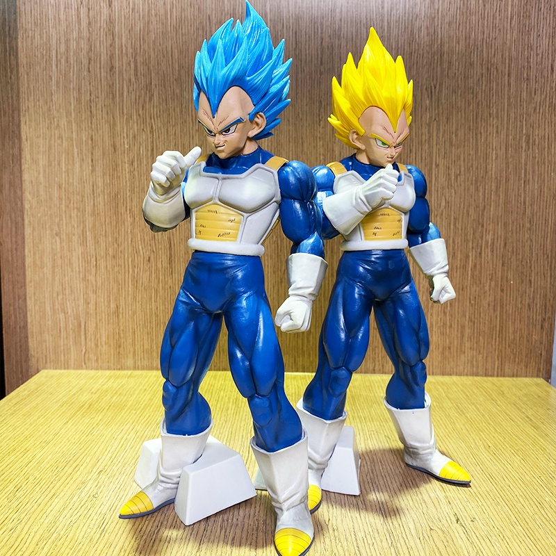 Mainan Action Figure Model DragonBall Super Saiyan God SS Vegeta Bahan Pvc Ukuran 30cm Untuk Koleksi