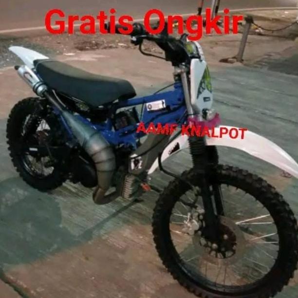 knalpot udang f1zr fizr fiz r trail satria trail rx king trail a100