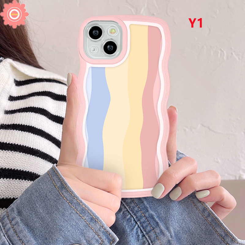 Soft Case TPU Motif NFC Warna Pelangi Untuk Redmi Note 10 10s 11 11s 9 8 10 Pro Note10 Pro Max Plus Redmi 9A 10A 10 9 9T 10C 9C 9C