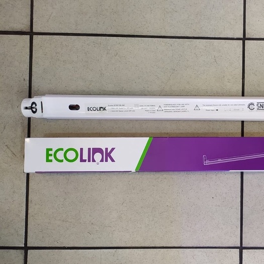 Kap lampu T8 Batten ecolink / kap lampu TL