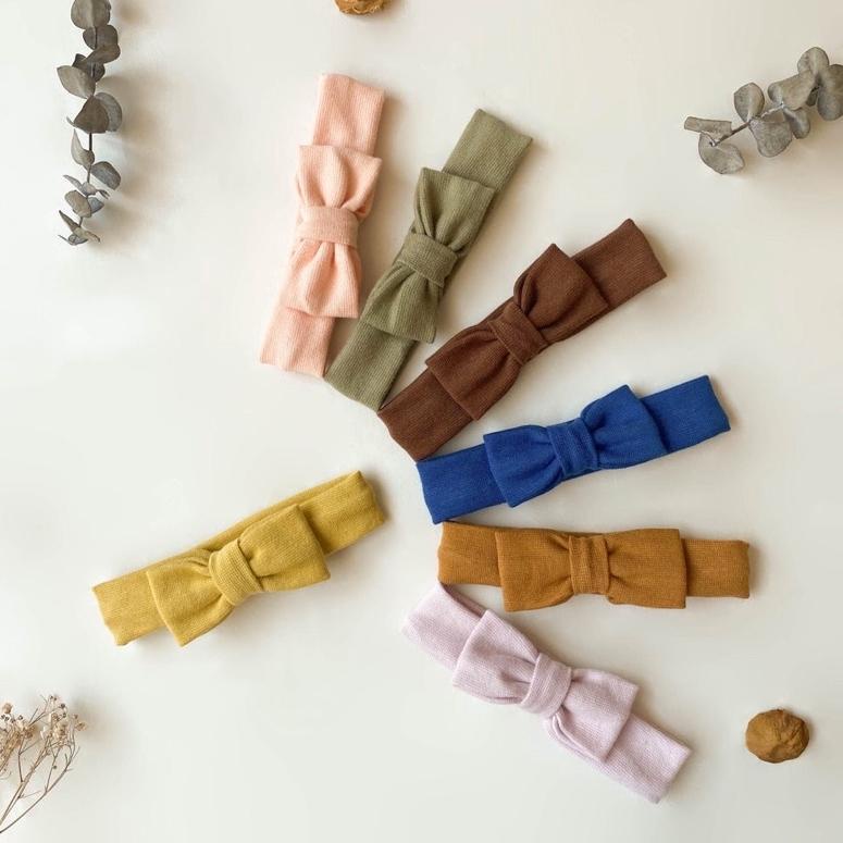 lea bow bando bandana pita headband boho baby bayi boho panna –INR.18Oc22ᶻ