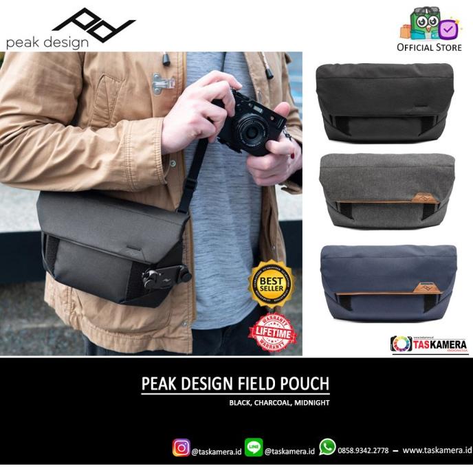 [ Promo ] Peak Design Field Pouch Tas Kamera - Drone Kamera Dan Aksesoris