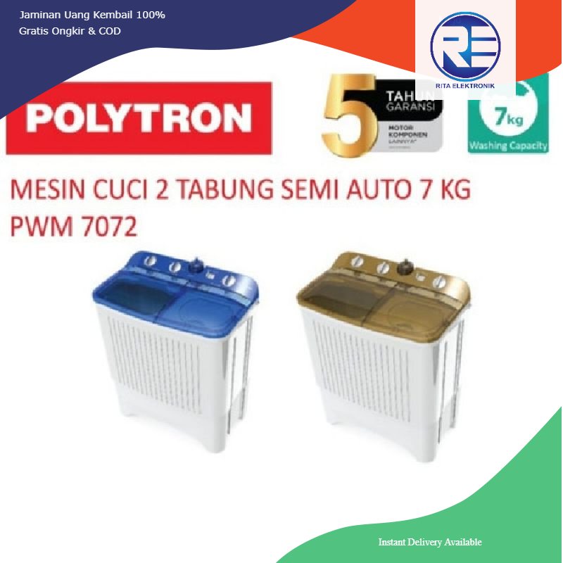 Polytron Mesin Cuci Dua Tabung  Kota Padang