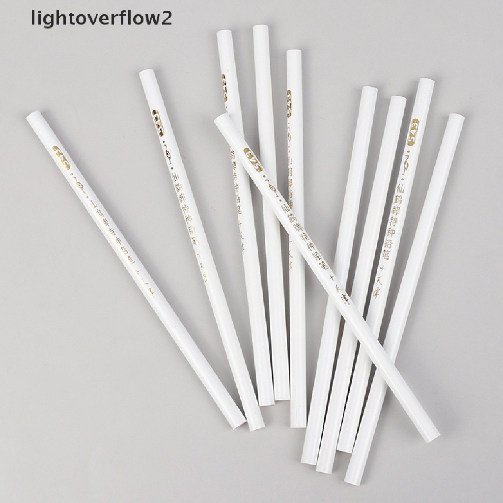 (lightoverflow2) 2pcs Pensil Penanda Garis Bahan metal / Plastik / Kulit / Porselen