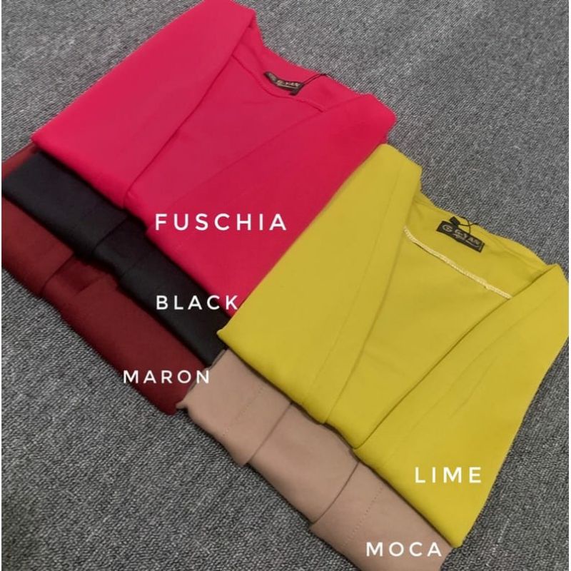 NABILA BLAZER POLOS SCUBA PREMIUM