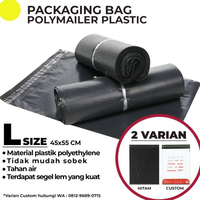 

Indoshare Packaging Plastic Bag Polymailer L 45 x 55