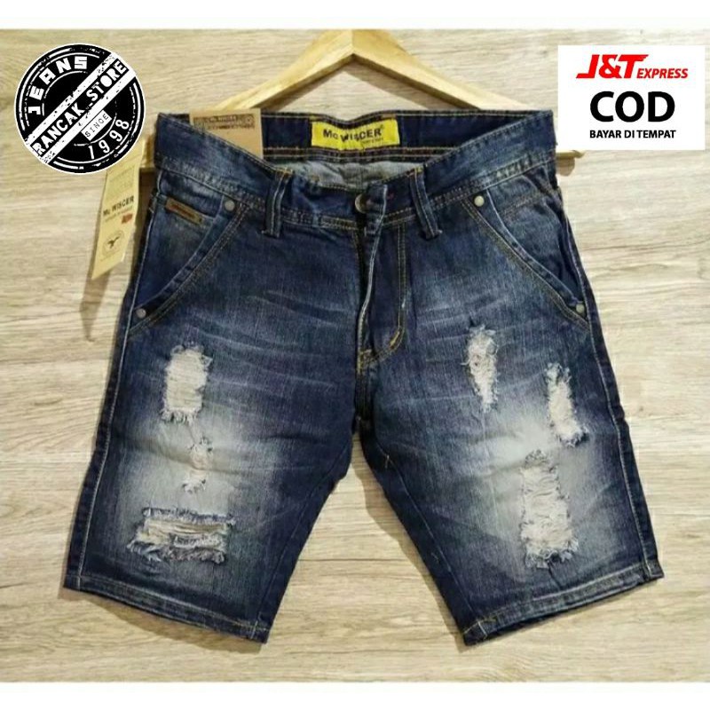 celan pendek mc wiscer model sobek - celana pendek mc wiscer distro terbaru