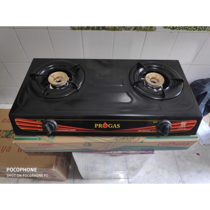 Kompor Gas Progas Dua Tungku