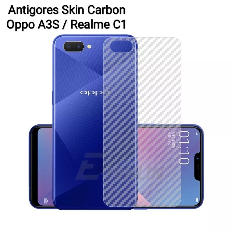 Antigores Skin Carbon Oppo A3S / R.C1