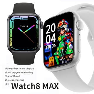 GARANSI✅IWO Watch8 Max  SERI 8 Smartwatch 1.85 inches Full Square Screen NFC Jam Tangan Pintar Pria Wanita