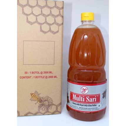 

Lagi Promo--MADU Multisari Plus 2000 ml - Madu asli murni - Royal Jelly - Bee Pollen - BPOM & Halal