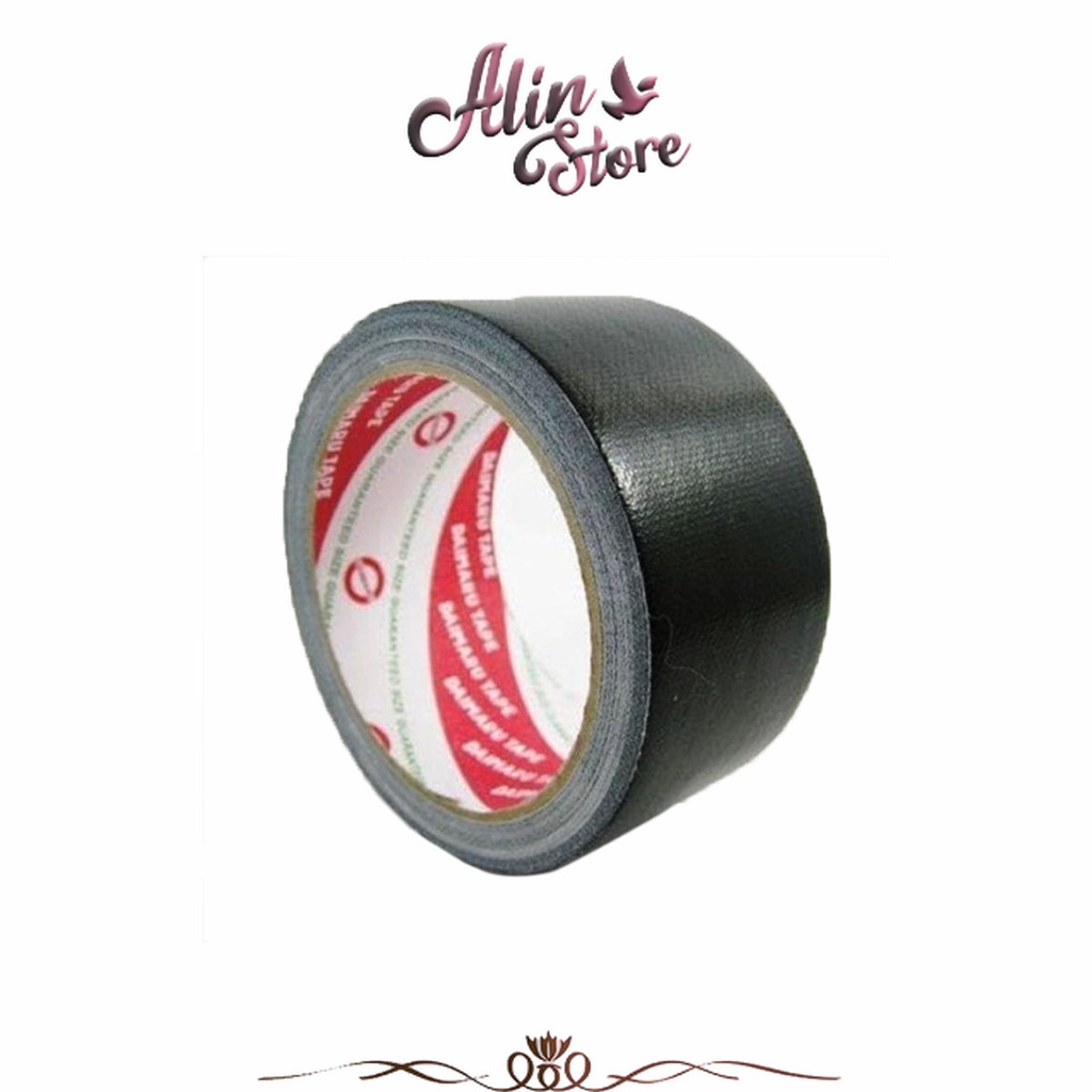 

Isolasi/ Solasi/ Linen Tape/ Lakban Hitam/ Cloth Tape 36 Mm Daimaru