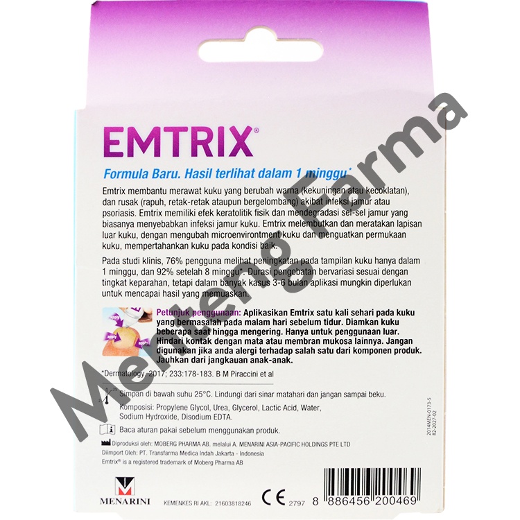 Emtrix 10 mL - Obat Perawatan Kuku Rusak dan Infeksi Jamur
