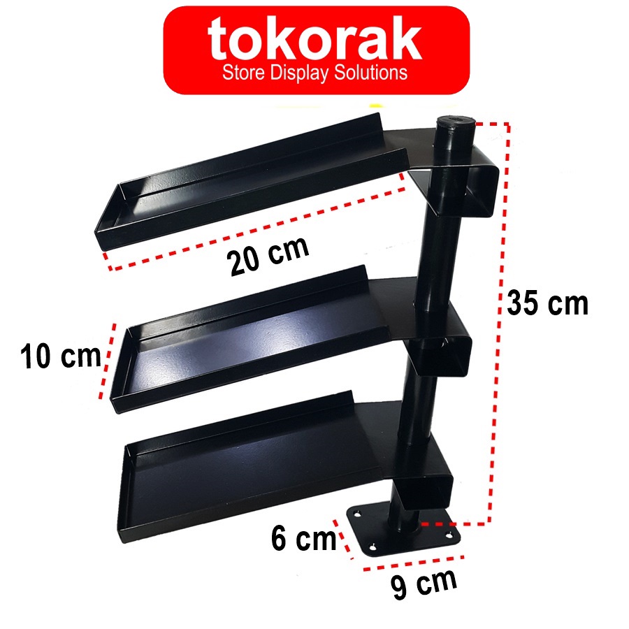 RAK EDC 3 SUSUN - TEMPAT EDC 3 TINGKAT - DUDUKAN EDC