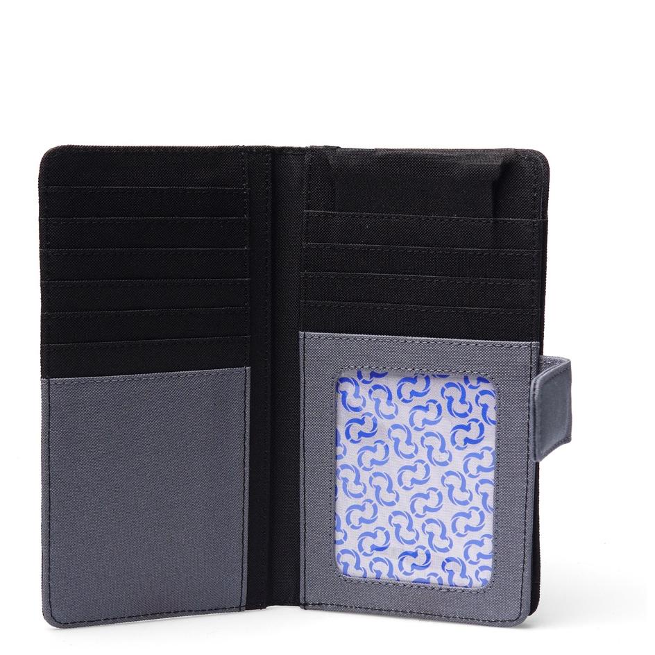 Stok Terbatas Wallts Delmont Black Charcoal - Tas Dompet HP Handphone Selempang Wanita dan Pria Phone Wallet