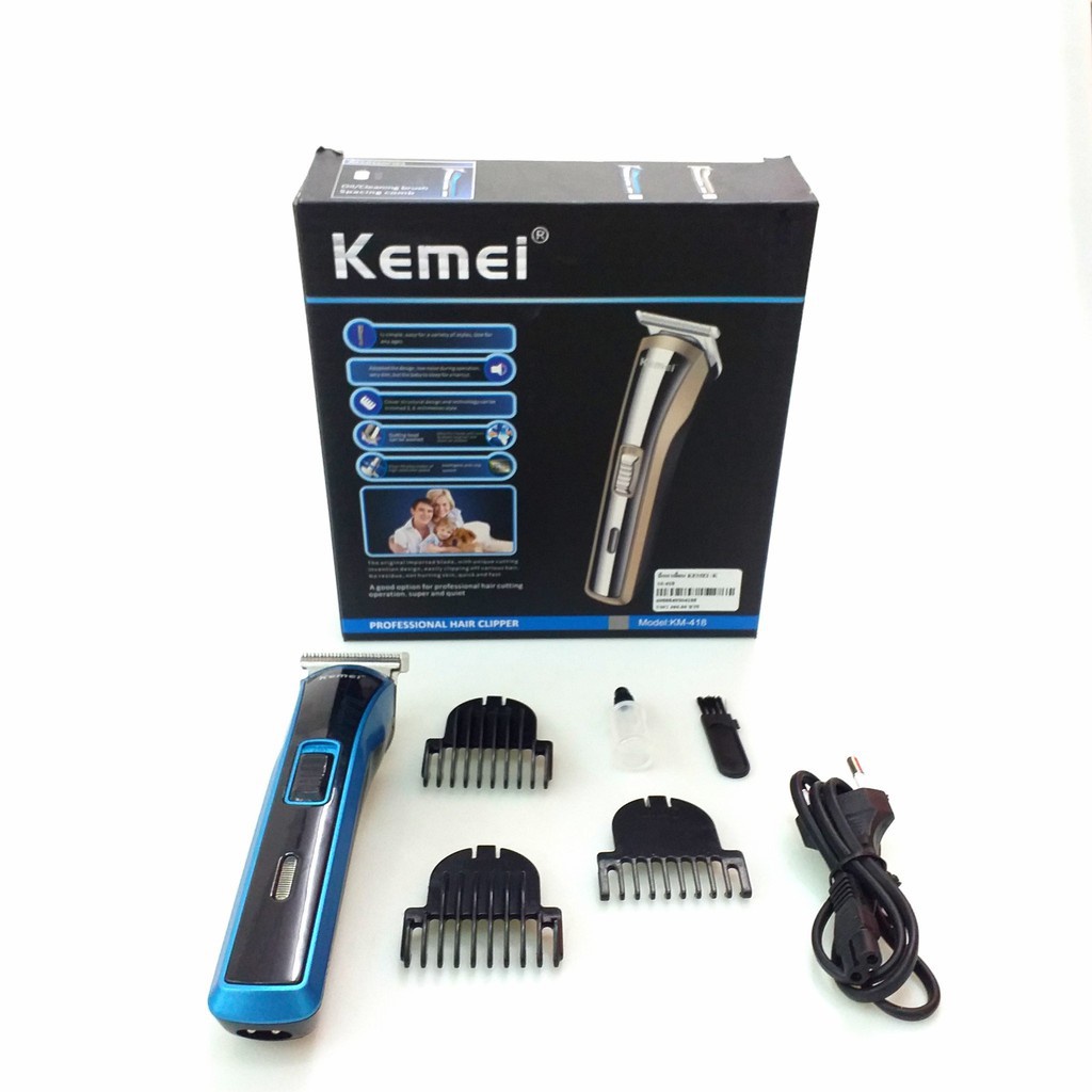 KEMEI Alat cukur rambut hair clipper KM-418 ORIGINAL Mesin Cukur Rambut, Kumis, Jenggot
