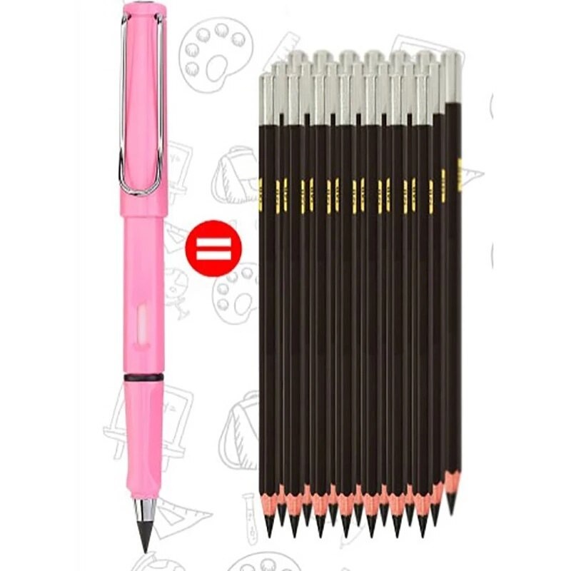 Eternal Pencil Premium / Pensil Eternal Tanpa Isi Untuk Sekolah / Pensil tanpa rautan / Pensil tanpa batas