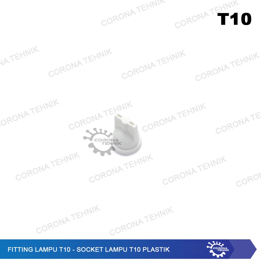 Fitting Lampu T10 - Socket Lampu T10 Plastik