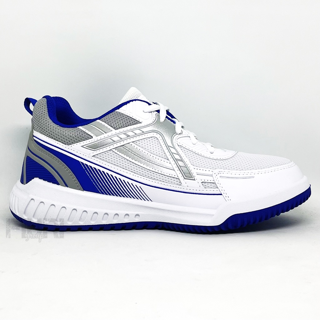 FIURI – Pro ATT Original - MBC 60 PUTIH BIRU 40-43 - Sepatu Kets Pria - Sepatu Sneakers Pria - Sepatu Olahraga Sport  Pria - Sepatu =tekstil - Sepatu Jogging Lari Running Fitness Gym Pria - Sepatu Laki-Laki Cowok - Sepatu Sekolah Bertal