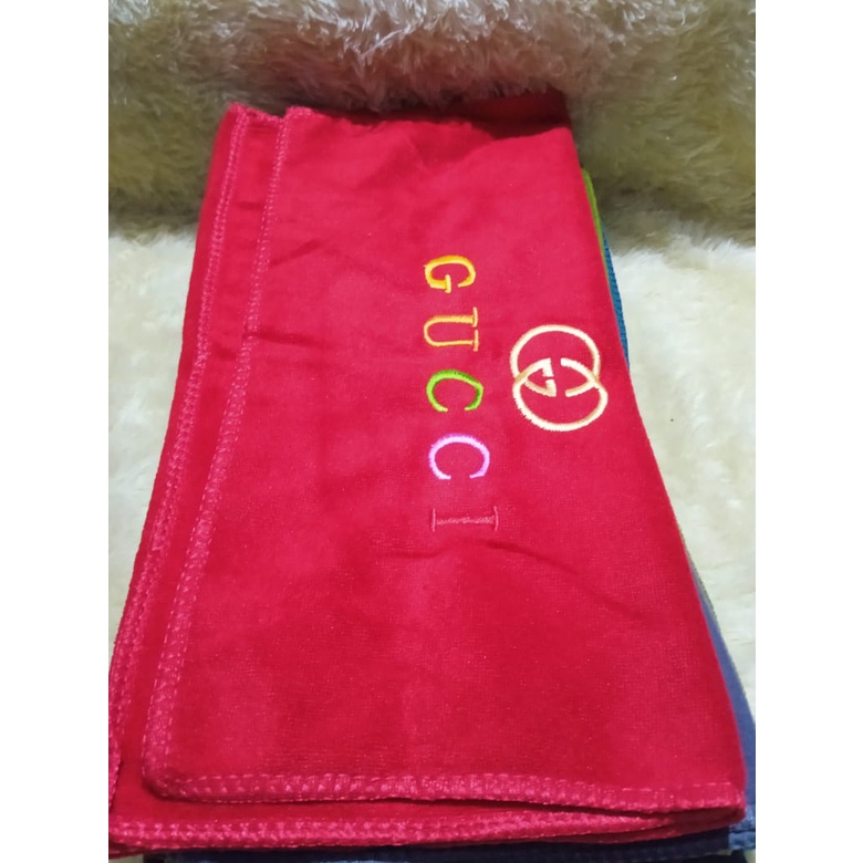 HANDUK SPORT / HANDUK OLAHRAGA/HANDUK MUKA / HANDUK KECIL SPORT MOTIF GUCCI HANDUK SENAM / HANDUK KECIL SERBAGUNA