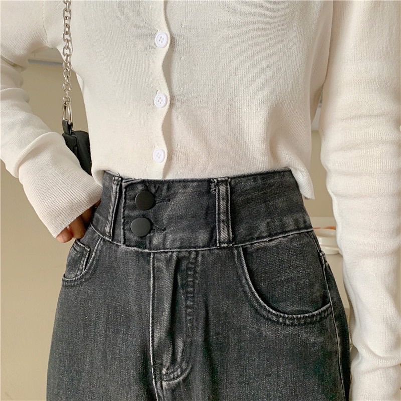 TheGirlHouse - KULOT HIGHWAIST LOOSE JEANS WANITA ADELIA