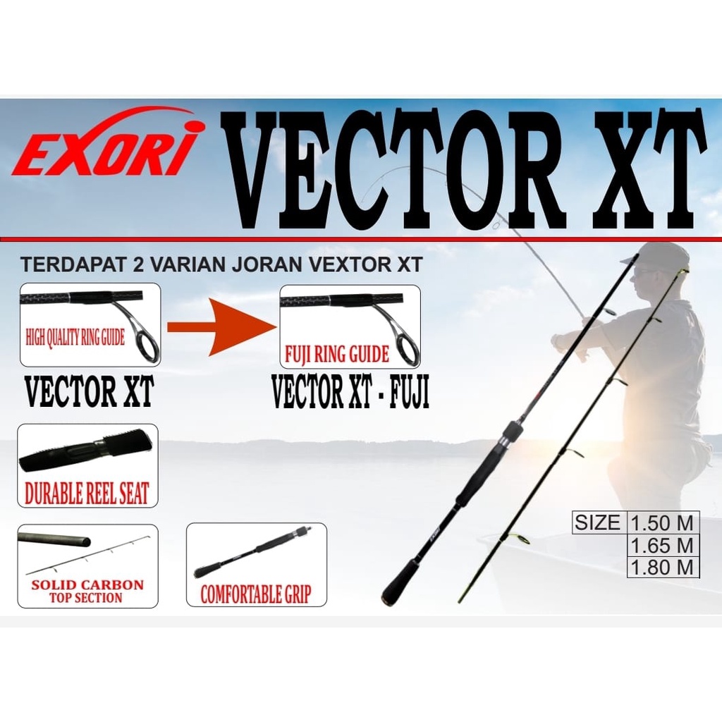 JORAN SPINNING EXORI VECTOR XT (RING FUJI) 150,165 &180CM