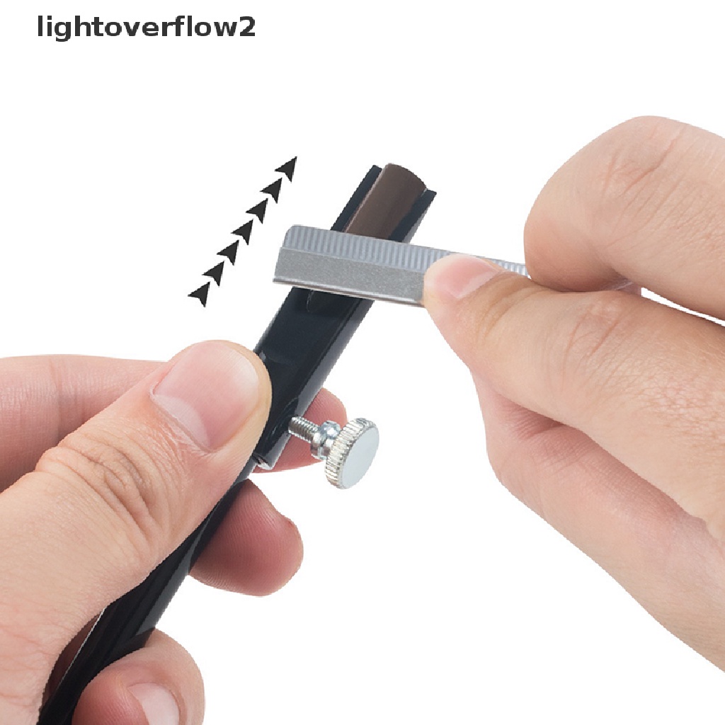 (lightoverflow2) 1pc Rautan Pensil Alis Portable Bahan Metal