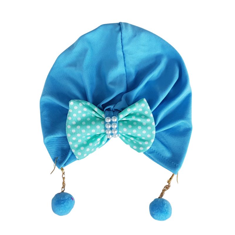 Turban Anak Anting Pom Pom