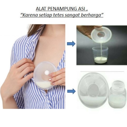 Wadah penampung Asi Silicon Breast Milk Collector 1pcs